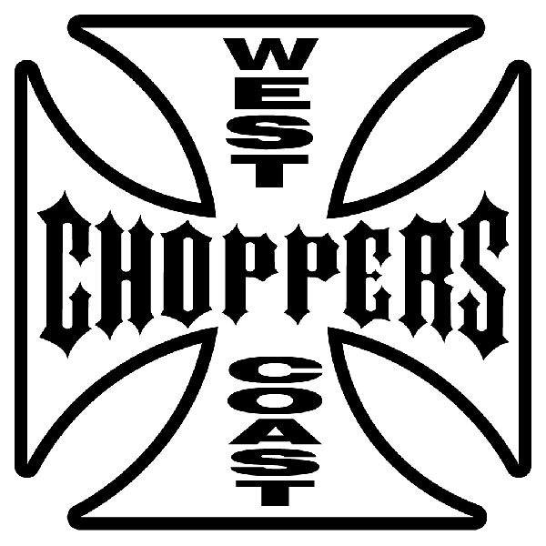 Car & Motorbike Stickers: West Choppers Coast 3