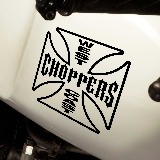 Car & Motorbike Stickers: West Choppers Coast 3 2