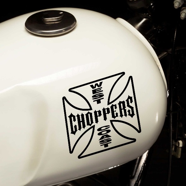 Car & Motorbike Stickers: West Choppers Coast 3