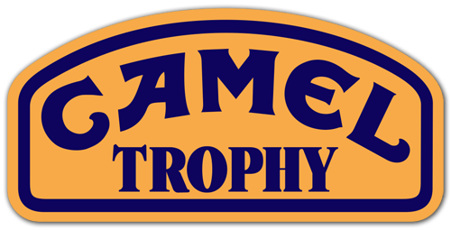 Car & Motorbike Stickers: Camel Trophy rally