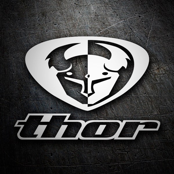 Car & Motorbike Stickers: Thor 1 with Bison Logo