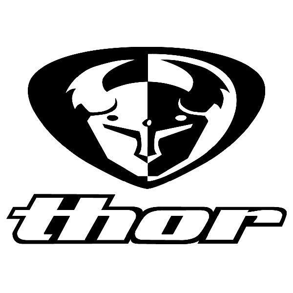 Car & Motorbike Stickers: Thor 1 with Bison Logo
