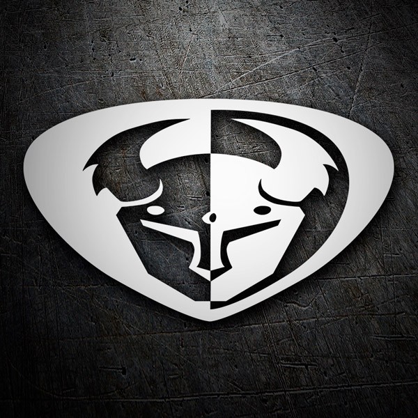Car & Motorbike Stickers: Thor 2 with Symmetrical Buffalo Face