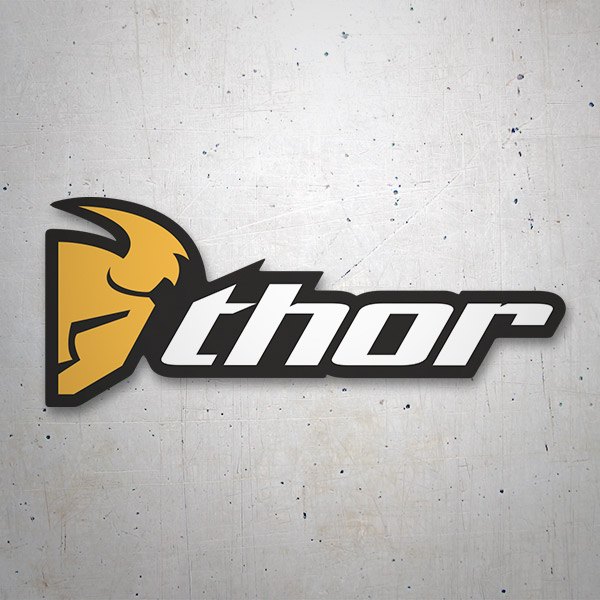 Car & Motorbike Stickers: Thor 3 with Warrior Logo