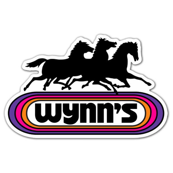 Car & Motorbike Stickers: Wynns Retro Racing
