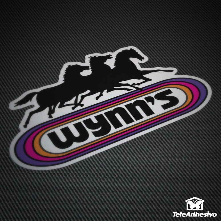 Car & Motorbike Stickers: Wynns Retro Racing