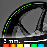 Car & Motorbike Stickers: Reflective rim strips 3 mm. 3