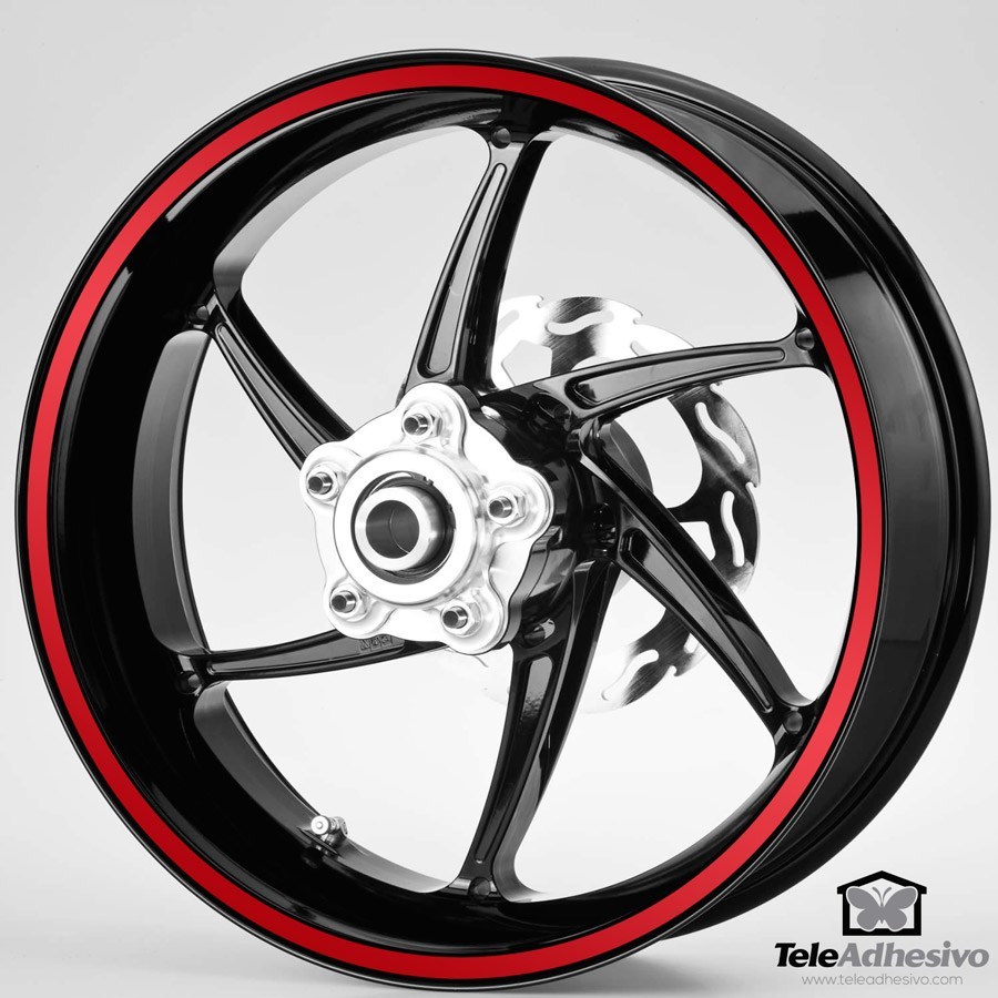 Car & Motorbike Stickers: Rim Stripes Kit for 10mm Wheels