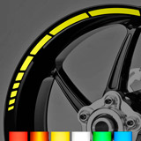 Car & Motorbike Stickers: Moto GP Style 10 mm. reflective rim strips 3