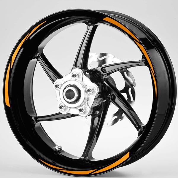 Car & Motorbike Stickers: MotoGP Style 2 rim stripes kit 2 wheels