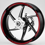 Car & Motorbike Stickers: MotoGP Style 3 rim stripes kit 2 wheels