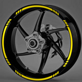 Car & Motorbike Stickers: Reflective MotoGP Style 3 rims strips 3