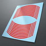Car & Motorbike Stickers: Reflective MotoGP Style 3 rims strips 4