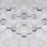 Wall Stickers: Hexagon in grey 3