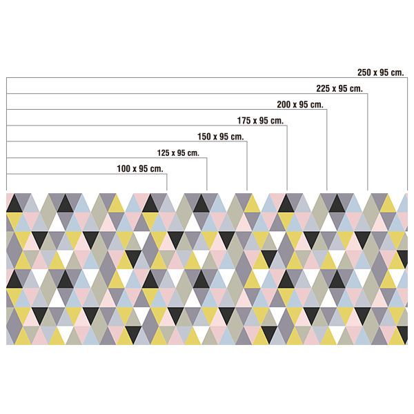 Wall Stickers: Rhombuses and triangles