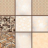Wall Stickers: Orange-toned tiles 3