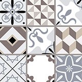 Wall Stickers: Geometrically shaped tiles 3