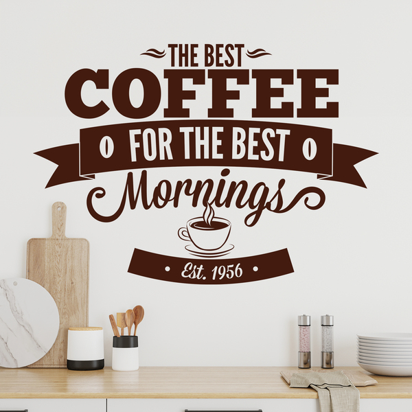 Wall Stickers: The Best Coffee for the Best Mornings