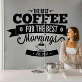 Wall Stickers: The Best Coffee for the Best Mornings 4