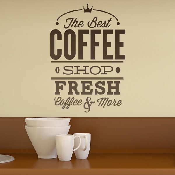 Wall Stickers: The Best Coffee Shop Fresh