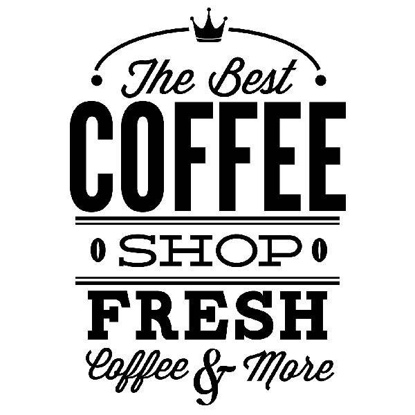 Wall Stickers: The Best Coffee Shop Fresh