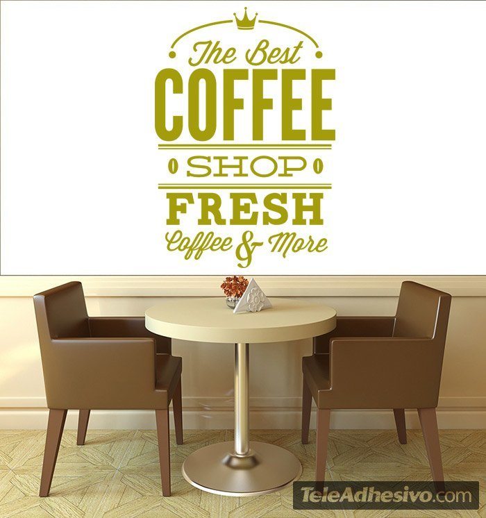 Wall Stickers: The Best Coffee Shop Fresh