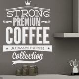 Wall Stickers: Strong Premium Coffee 2