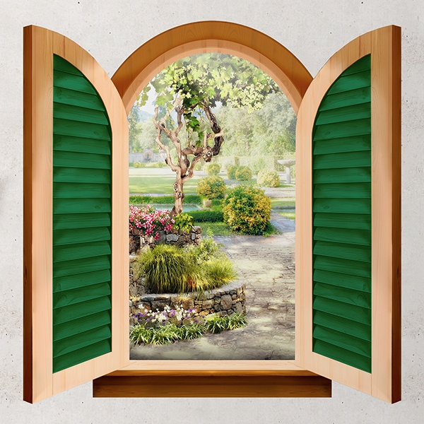 Window cottage garden