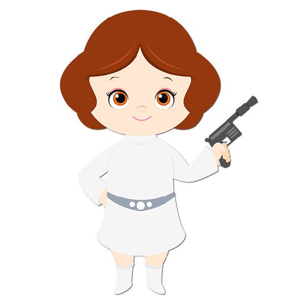 Stickers for Kids: Princess Leia