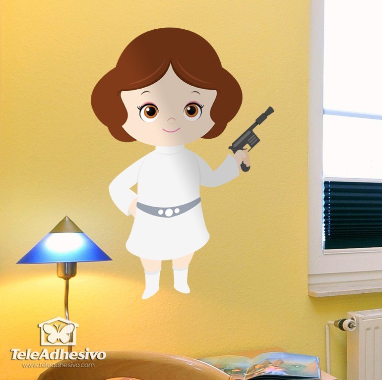 Stickers for Kids: Princess Leia