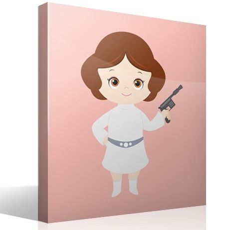 Stickers for Kids: Princess Leia