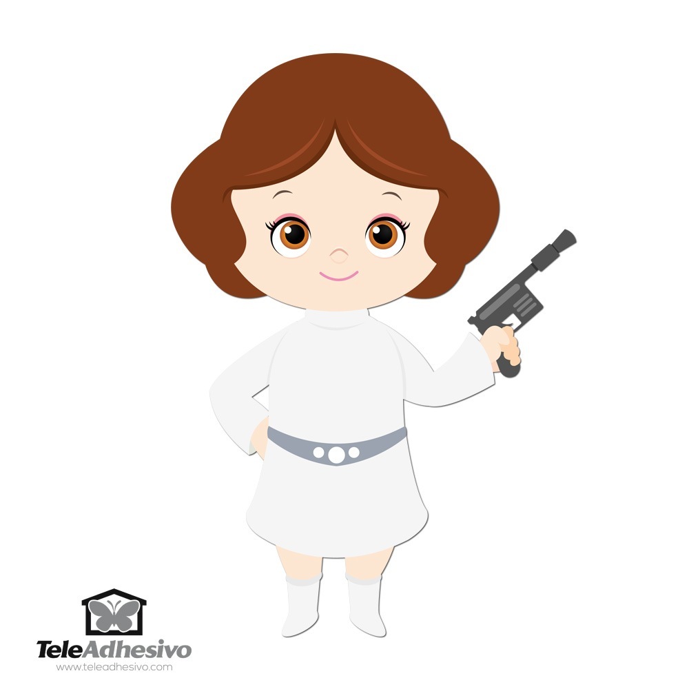 Stickers for Kids: Princess Leia