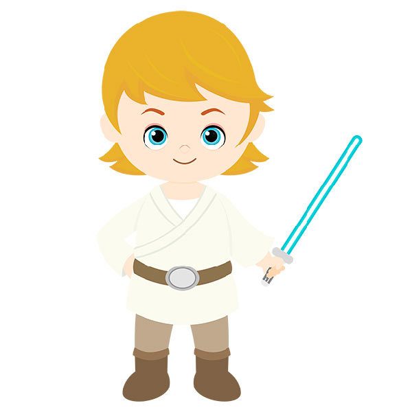 Stickers for Kids: Luke Skywalker