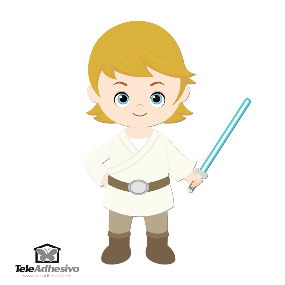 Stickers for Kids: Luke Skywalker