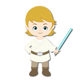 Stickers for Kids: Luke Skywalker 6