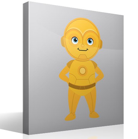 Stickers for Kids: C3PO happy