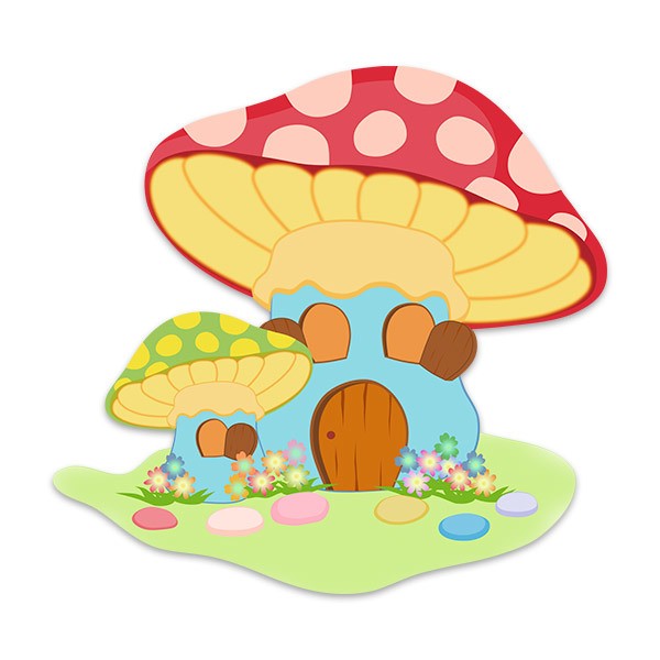 Stickers for Kids: Red Mushroom