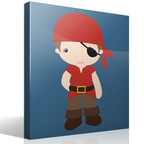 Stickers for Kids: buccaneer Red