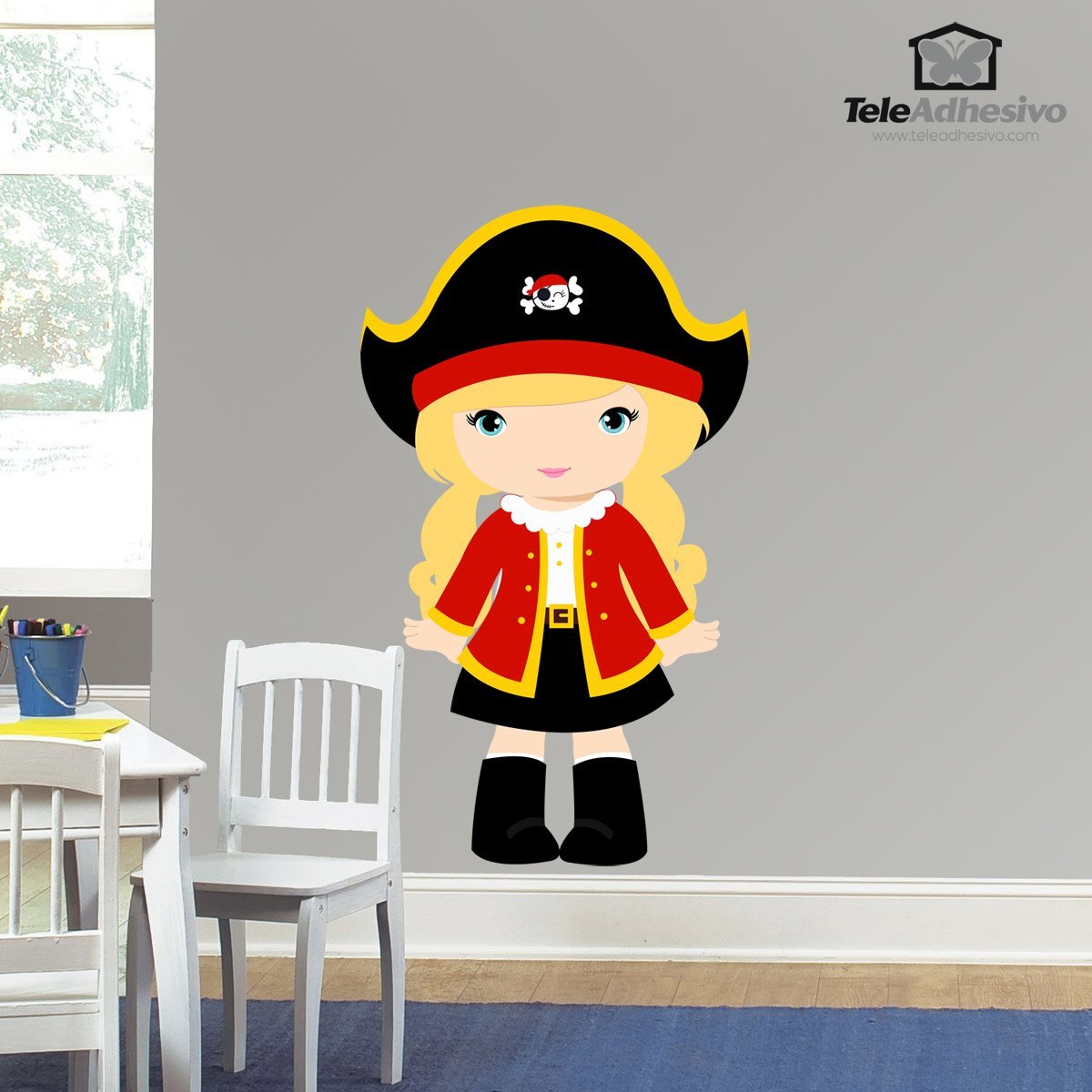 Stickers for Kids: Captain red