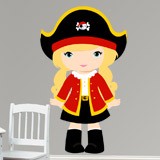 Stickers for Kids: Captain red 3