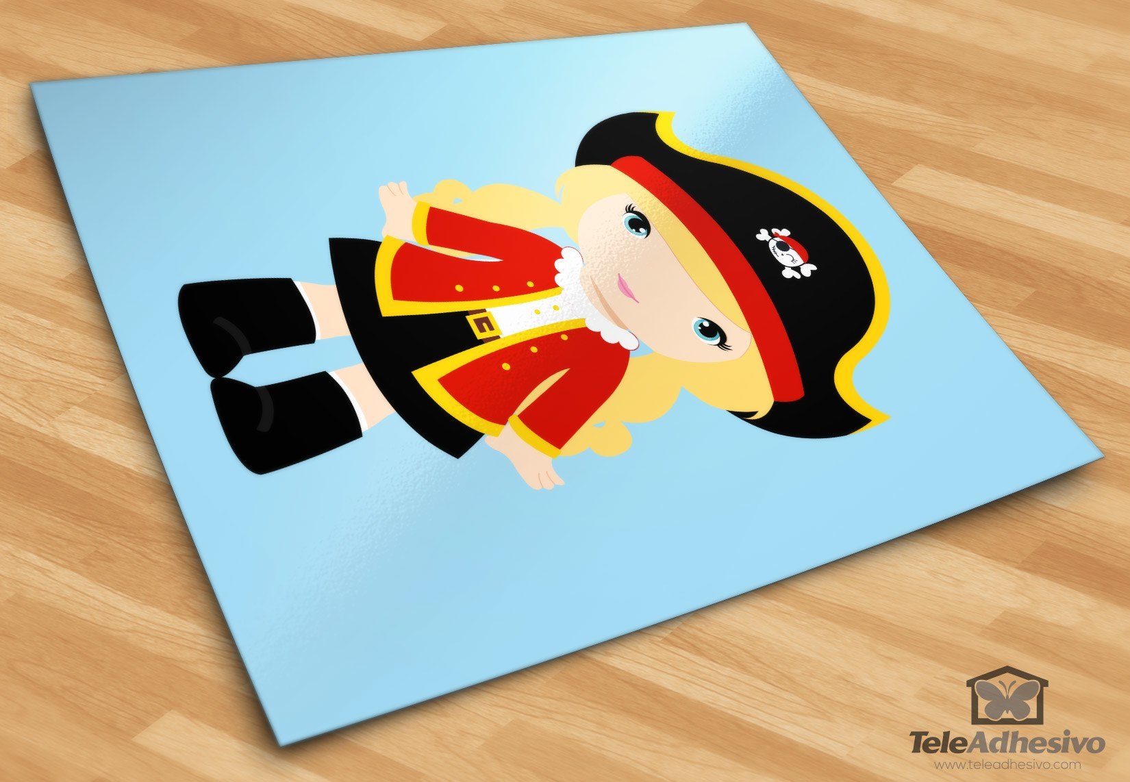 Stickers for Kids: Captain red