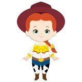 Stickers for Kids: The cowgirl Jessie, Toy Story 6
