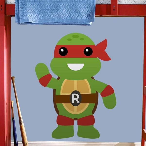 Stickers for Kids: Ninja turtle Rafhael 1