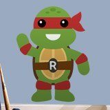 Stickers for Kids: Ninja turtle Rafhael 3