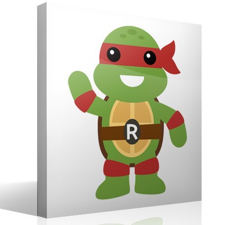 Stickers for Kids: Ninja turtle Rafhael