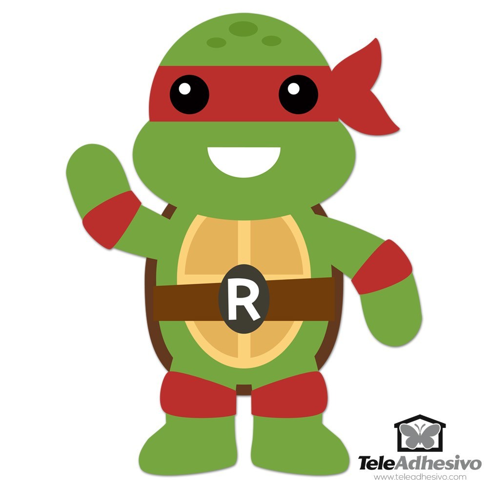 Stickers for Kids: Ninja turtle Rafhael