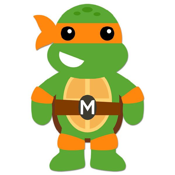 Stickers for Kids: Michelangelo Ninja Turtle