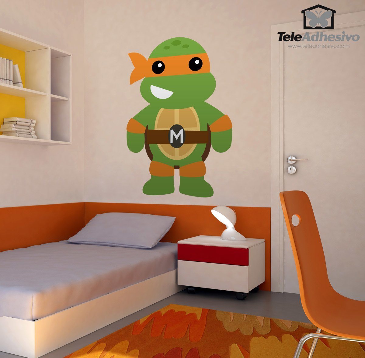 Stickers for Kids: Michelangelo Ninja Turtle