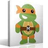 Stickers for Kids: Michelangelo Ninja Turtle 4