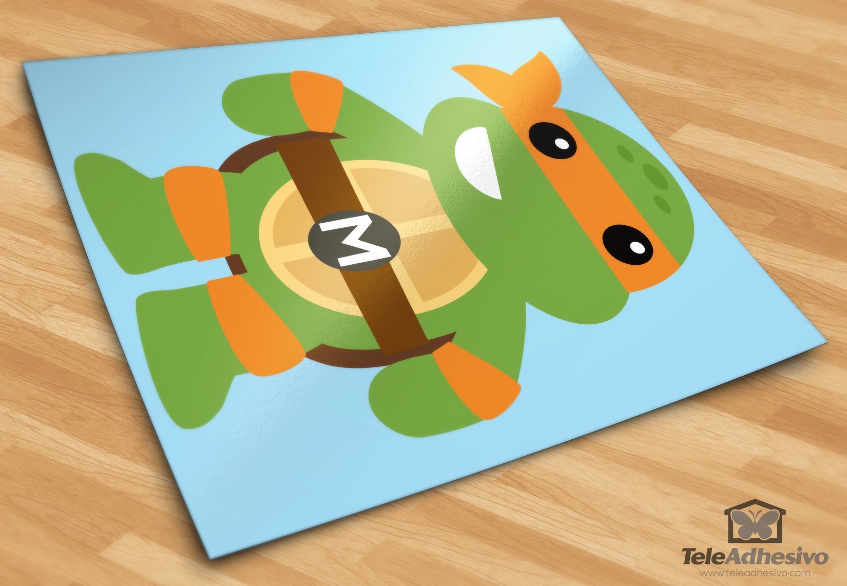 Stickers for Kids: Michelangelo Ninja Turtle